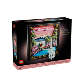 LEGO ART: PAISAJE JAPONÉS CON CEREZOS EN FLOR