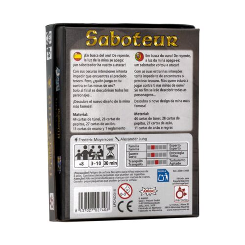 JUEGO SABOTEUR (NUEVA EDICIÓN)