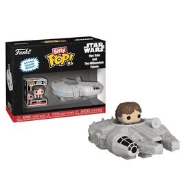 FUNKO BITTY POP! STAR WARS: HAN SOLO Y EL HALCÓN MILENARIO