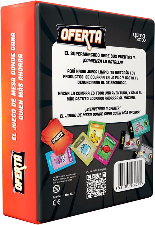 JUEGO DE CARTAS OFERTA