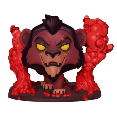 FUNKO POP! DELUXE: EL REY LEÓN - SCAR EN LLAMAS (CHASE)