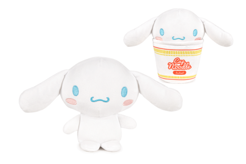 PELUCHE HELLO KITTY - CINNAMOROLL CUP NOODLES 16 CM