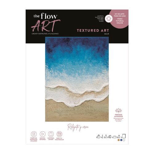 FLOW ART - TEXTURE ART – EL MAR