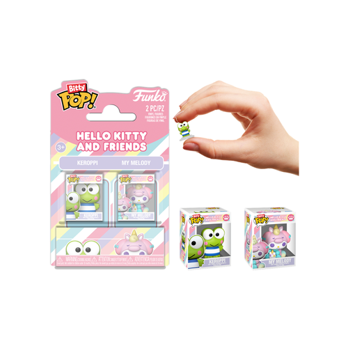 FUNKO BITTY POP 2PK SANRIO: KEROPPI & MY MELODY