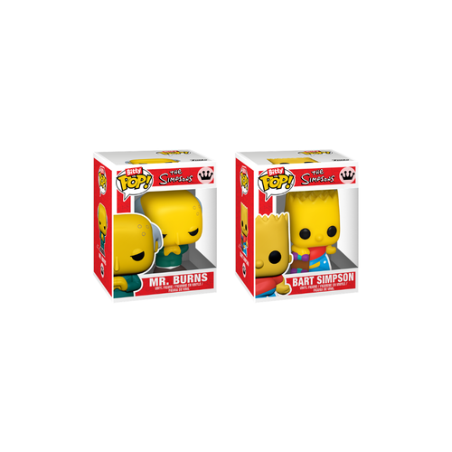 FUNKO BITTY POP 2PK SIMPSONS- BART & MR. BURNS