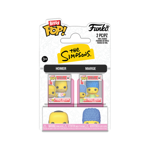 FUNKO BITTY POP 2PK SIMPSONS- HOMER & MARGE