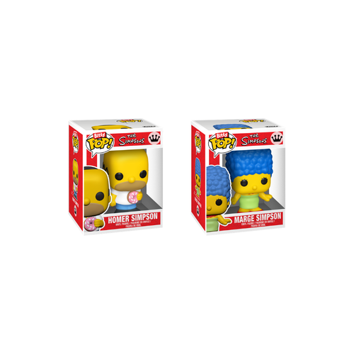 FUNKO BITTY POP 2PK SIMPSONS- HOMER & MARGE