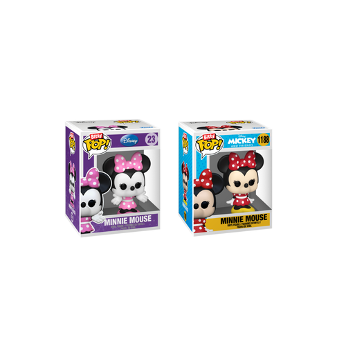 FUNKO BITTY POP 2PK DISNEY: MINNIE & CLASSIC MINNIE