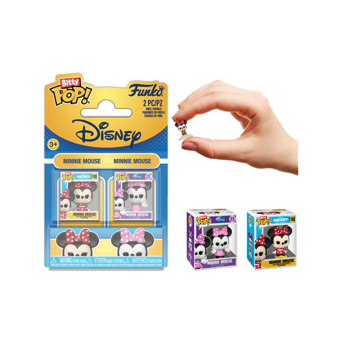 FUNKO BITTY POP 2PK DISNEY: MINNIE & CLASSIC MINNIE