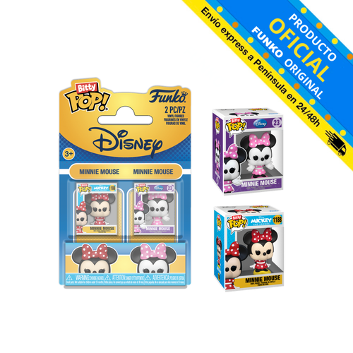 FUNKO BITTY POP 2PK DISNEY: MINNIE & CLASSIC MINNIE