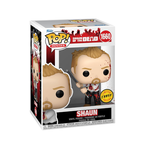 FUNKO POP! MOVIES: SHAUN OF THE DEAD- SHAUN (CHASE)