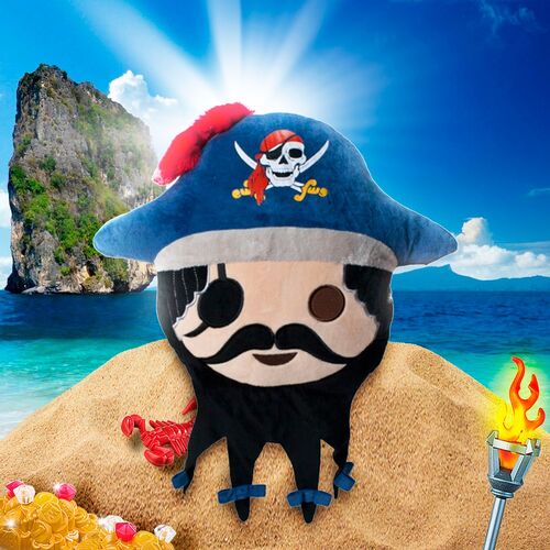 PLAYMOBIL - COJÍN PIRATA MUY SUAVE