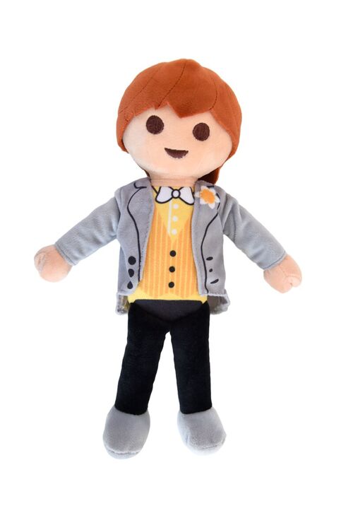 PELUCHE PLAYMOBIL - PAREJA DE NOVIOS CHICOS DELUXE EDITION EXCLUSIVO PLAYMYCENTER-30 cm