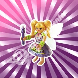 CHICA CON DISFRAZ DE HADA - PLAYMOBIL SOBRES SORPRESA SERIE 21 NIÑAS