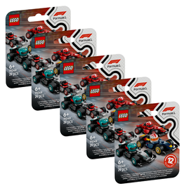 LEGO MINIFIGURAS: FORMULA 1 - COCHES DE F1 COLECCIONABLES (PACK DE 5)