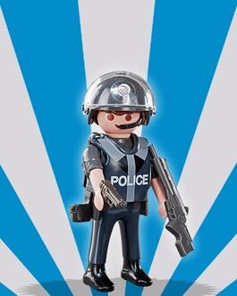 PLAYMOBIL - POLICÍA - SOBRE SORPRESA SERIE 5 NIÑOS
