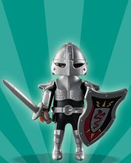 PLAYMOBIL - CABALLERO DEL DRAGÓN - SOBRE SORPRESA SERIE 2 NIÑOS