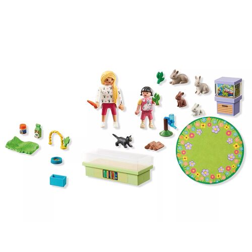 PLAYMOBIL - STARTER PACK FAMILIA DE CONEJOS
