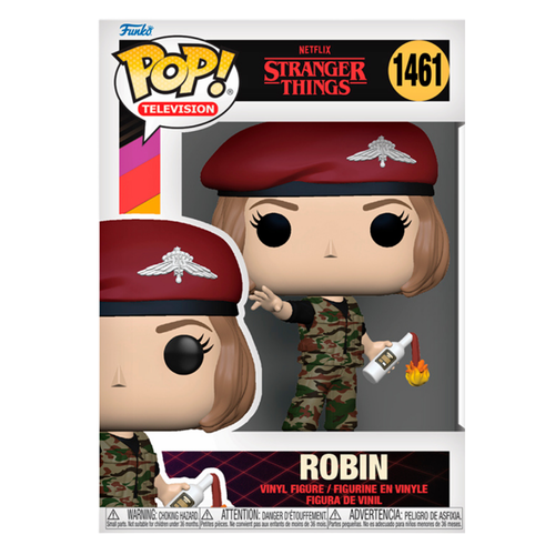 FUNKO POP! STRANGER THINGS S4 - ROBIN CAZADORA CON EXPLOSIVO