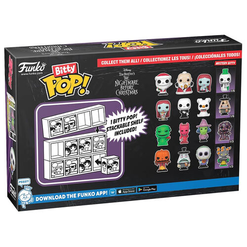 FUNKO BITTY POP! PESADILLA ANTES DE NAVIDAD - OOGIE BOOGIE, LOCK, SHOCK Y ¿?