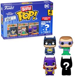 FUNKO BITTY POP! BATMAN - BATMAN (ADAM WEST), ENIGMA, BATGIRL Y ¿?