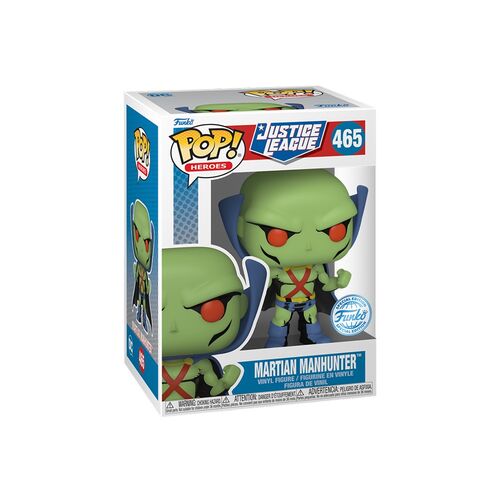 FUNKO POP! LA LIGA DE LA JUSTICIA - DETECTIVE MARCIANO EXCLUSIVO