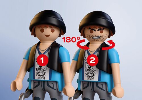 PLAYMOBIL - PERSECUCIÓN EN MOTO