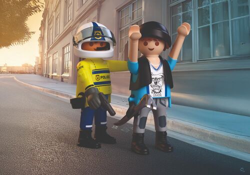 PLAYMOBIL - PERSECUCIÓN EN MOTO