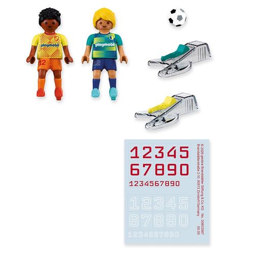 PLAYMOBIL - JUGADORES DE FÚTBOL