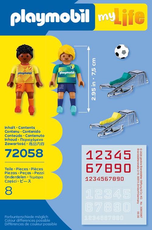 PLAYMOBIL - JUGADORES DE FÚTBOL