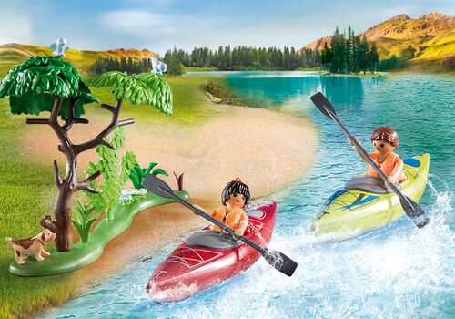 PLAYMOBIL - CAMPING CON HOGUERA