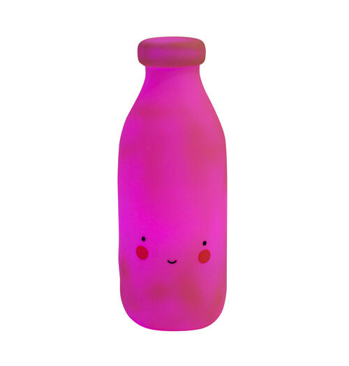 MINI LÁMPARA BOTELLA A LITTLE LOVELY COMPANY - ROSA 18 CM