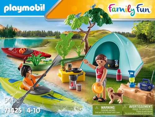 PLAYMOBIL - CAMPING CON HOGUERA