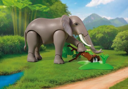 PLAYMOBIL - ELEFANTE CON CUIDADOR