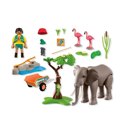 PLAYMOBIL - ELEFANTE CON CUIDADOR