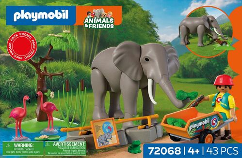 PLAYMOBIL - ELEFANTE CON CUIDADOR