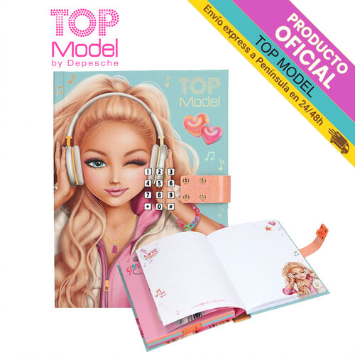 TOP MODEL - DIARIO CON CÓDIGO SECRETO MUSIC