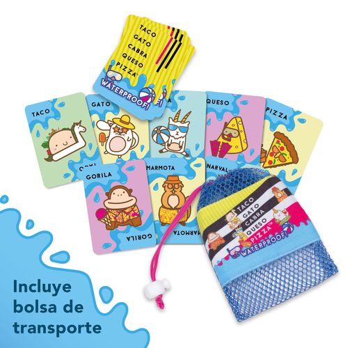 JUEGO TACO, GATO, CABRA, QUESO, PIZZA WATERPROOF