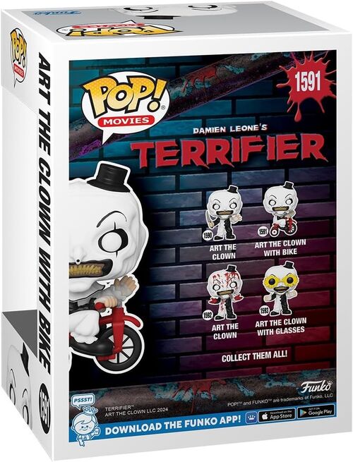 FUNKO POP! TERRIFIER - ART EL PAYASO EN BICICLETA