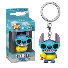 FUNKO POCKET POP! LLAVERO LILO & STITCH - STITCH CON FLOTADOR