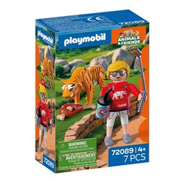 PLAYMOBIL - ZOO: TIGRE Y VISITANTE