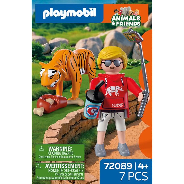 PLAYMOBIL - ZOO: TIGRE Y VISITANTE