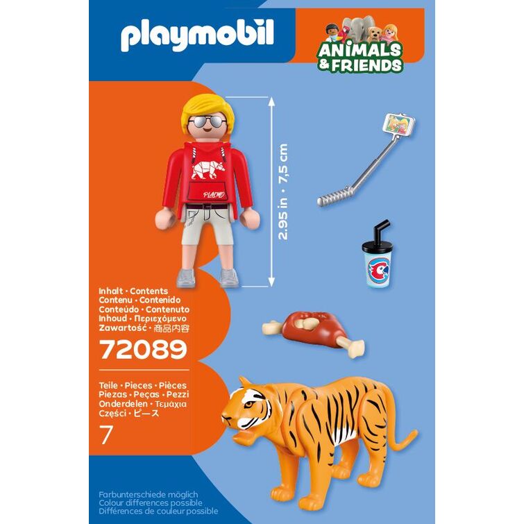 PLAYMOBIL - ZOO: TIGRE Y VISITANTE