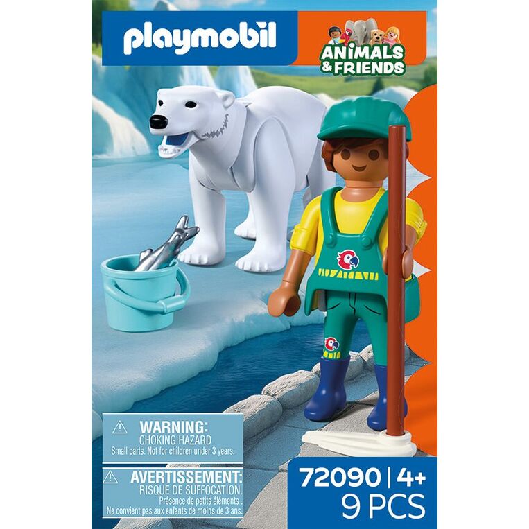 PLAYMOBIL - ZOO: OSO POLAR Y CUIDADOR