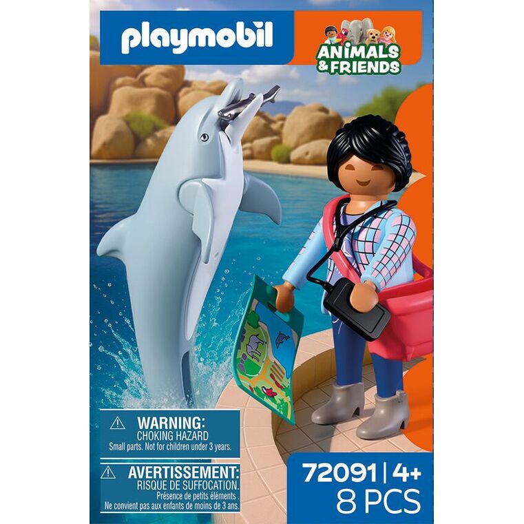 PLAYMOBIL - ZOO: DELFÍN Y VISITANTE