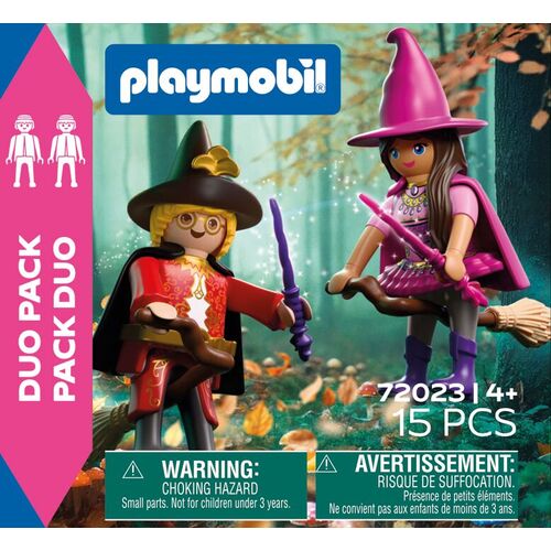 PLAYMOBIL - DUO PACK BRUJA Y MAGO