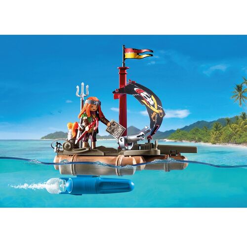 PLAYMOBIL - BOTE PIRATA CON TESORO