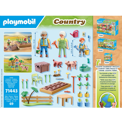 PLAYMOBIL COUNTRY- HUERTO CON ABUELOS