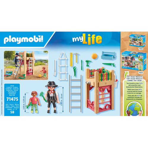PLAYMOBIL - CARPINTERA CON TORRE DE JUEGOS
