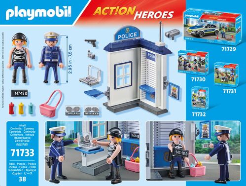 PLAYMOBIL - STARTER PACK SALA DE POLICÍA